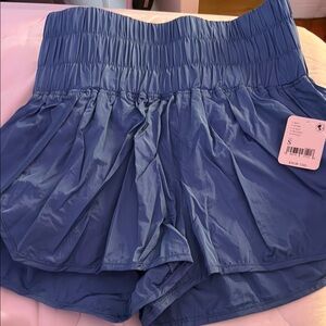 Free People Blue Women's Shorts